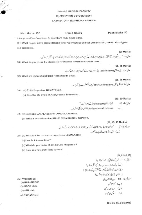 Clinical Laboratory Tests In Urdu.pdf paper%20A%202011%20(3)